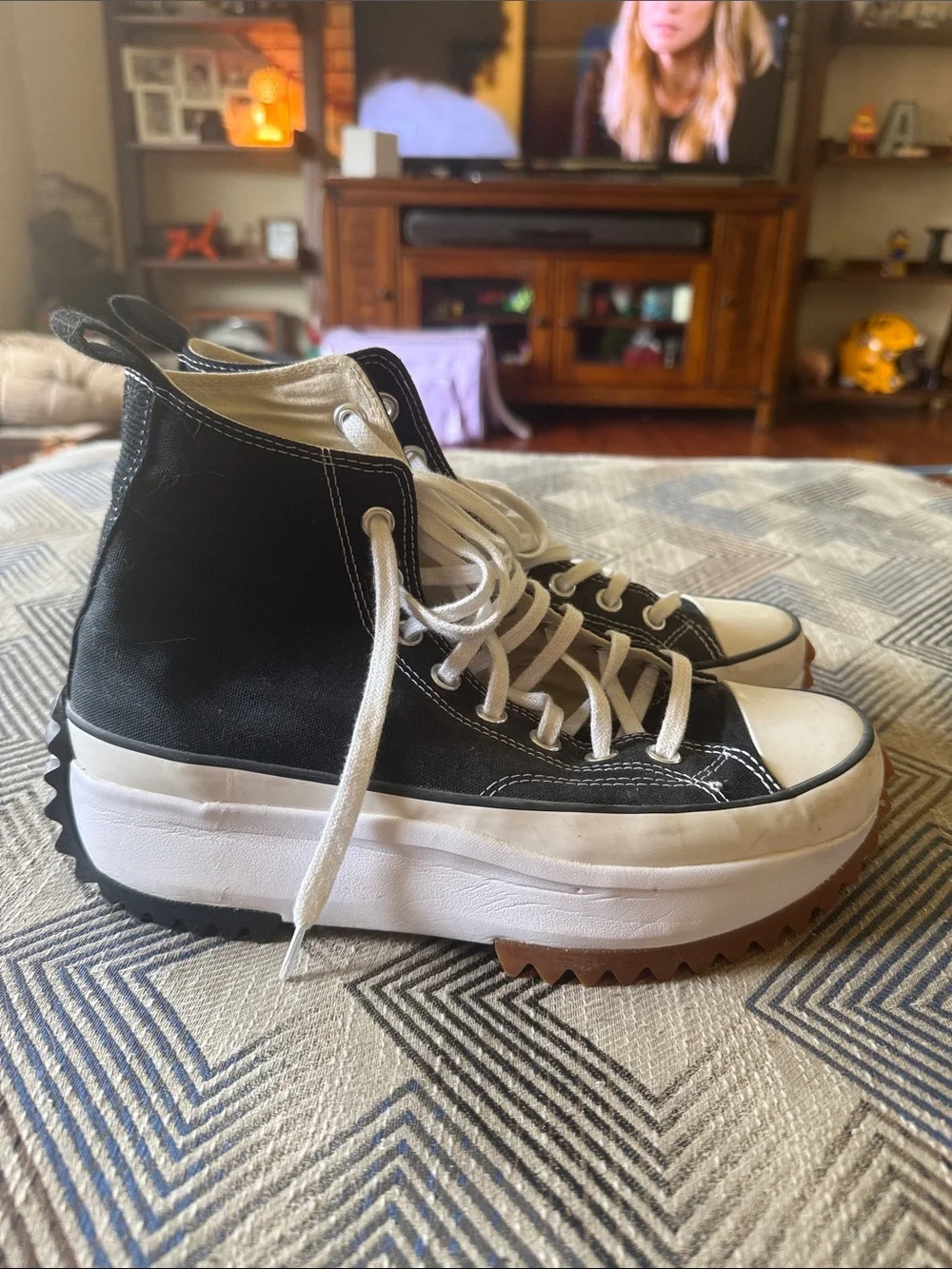 run star hike platform canvas converse
